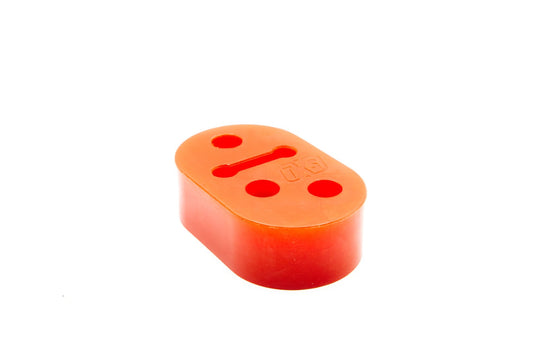 Turbo XS Universal 12mm Two Position Polyurethane Exhaust Hanger - Red